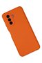 Huawei Nova Y70 Compatible Case Nano Velvet Silicone - Orange - 3