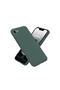 Apple iPhone 16E Compatible Case with Velvet Silicone Inside - Dark Green - 3