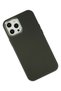 iPhone 12 Pro Max Compatible Case Asian Leather Silicone - Dark Green Bezoss - 3