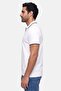 Men Regular Fit Short Sleeve Plain Polo Shirt, White - 3
