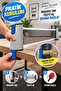 Telescopic Table Tennis Net 170 cm Retractable Roll-Up Ping Pong Net Set Gray Blue - 2