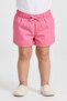 Toddlers Girl Solid Basic Shorts, Pinke
