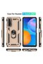 Huawei P Smart 2021 Case: Sofia Ringed Silicone Cover - Gold BX - 3