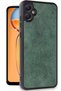 Samsung Galaxy A05 Compatible Case Aras Leather Cover - Dark Green - 2