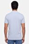 Men Regular Fit Short Sleeve Plain Polo Shirt, Light Blue - 4