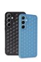 Samsung Galaxy A35 5g Compatible Case Honeycomb Silicone Cover - Dark Green - 3