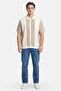 Men Relaxed Fit Textured Short Sleeve Shirt, Multicolor - 2