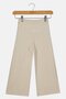 Toddlers Girl Textured Pants, Beige - 3