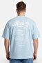 Zoox Men Crew Neck Short Sleeve Graphic Print T-Shirt, Blue - 4