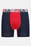 Men 4 Pcs Brand Logo Boxer Briefs, Multicolor - 6
