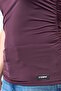 Women Asymmetrical Neck One Shoulder Sleeve Solid Tank Top, Purple - 3