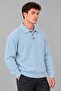 Oversize Buttoned Collar Knitted Sweater Dp 17501_10063 - 3