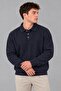 Oversize Buttoned Collar Knitted Sweater Dp 17501_10063 - 3