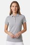 Women Sportswear Fit Short Sleeve Golf Polo Shirt, Light Grey