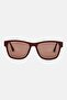 Men L6084S Square Sunglasses, Maroon