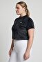 Women Fitted Short Sleeve Outdoor Top, Black - 3