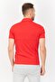 Men Sportswear Fit Short Sleeves Polo Shirt, Red - 2