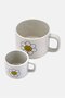 2 Pcs Ceramic Sunflower Mug, White - 2