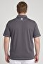 Men Athletic Fit Short Sleeve Golf Polo Shirt, Grey - 4