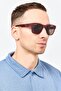 Men L6084S Square Sunglasses, Maroon - 5