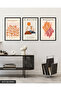 Henri Matisse Themed 3 Piece Wooden Framed Painting Act - 4