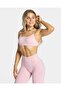 Femme Backless,Backless Design, Sports Bra-Rose