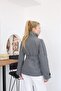 High Collar Short Lined Cashmere Coat - 7
