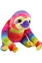 Pocketkins Eco Rainbow Sloth, Stuffed Animal, 5 Inches, Plush Toy, Made from Recycled Materials, Eco Friendly