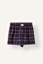 100% Cotton Regular Fit Plaid Shorts with Gift Bag H5235Ax26Au - 7