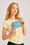 2-Compartment Snap Fastener Envelope Cover Wallet - 3