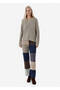 Sparkling Openwork Knit Green Relax Fit Knitwear - 2