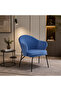 Elegant Blue Color Single Sofa Chair - 2