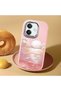 Pink Silicone Case Compatible with Oppo A3/A3X 4G/5G Shock Absorbing Camera Protected Case Sunrise at Sea - 2