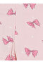 Pink Bow Printed Girls' Tights - 2