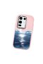 Infinix Note 50/Note 50 Pro Compatible Shock-Absorbing Camera Protected Pink Silicone Case the Moon Rising from the Sea - 3
