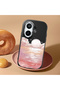 Vivo X200 Fe Compatible Shock-Absorbing Camera Protected Black Silicone Case Sunrise at Sea - 2