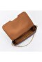 Women's Crossbody Bag, Black, Geometric Pattern, Chain Strap, Flap Closure, Shoulder Handbag(Black） - 5