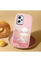 Redmi Note 12 5g Compatible Shock Absorbent Camera Protected Pink Silicone Case Sunrise at Sea - 2