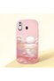 Pink Silicone Case Compatible with Samsung Galaxy A30 Shock Absorbing Camera Protection Sun Rise at Sea