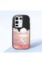 Infinix Note 50/Note 50 Pro Compatible Shock-Absorbing Black Silicone Case with Camera Protection Sunrise at Sea