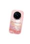 Vivo X200 Pro Compatible Shock-Absorbing Camera Protected Pink Silicone Case Sunrise at Sea - 3