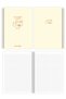 A5 Spiral Cardboard Cover Set of 2 School Notebooks 80 Sheets – 1 Lined + 1 Squared, with Lesson Schedule - 4