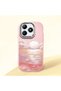Pink Silicone Case Compatible with Realme C63 4G/C61 Shock Absorbing Camera Protection Sea Sunrise