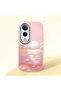 Pink Silicone Case Compatible with Vivo V50 Lite 4G/5G Anti-Knock Camera Protection Sea Sunrise