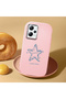 Redmi Note 12 5g Compatible Shock-Absorbent Camera Protected Pink Silicone Case Star Pattern - 2
