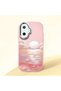 Poco F7 Compatible Shock Absorbent Camera Protected Pink Silicone Case Sunrise at Sea
