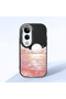 Black Silicone Case Compatible with Vivo V50 Lite 4G/5G Anti-Knock Camera Protection Sea Sunrise