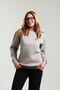 Women's Regular Fit Winter Crew Neck Stone Color Sweatshirt - 6