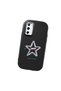 Samsung Galaxy S20 Fe 4G/5G Compatible Shock-Absorbent Camera Protected Black Silicone Case Star Pattern - 3