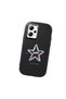 Poco X5 Compatible Shock-Absorbing Camera Protected Black Silicone Case Star Pattern - 3